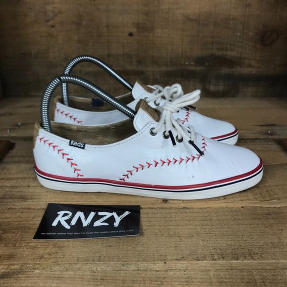 Keds Shoes - Keds Champion Pennant Baseball Leather Sneakers